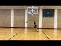 Julian Marx  basketball training (one-minute corner threes)