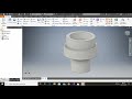 Projeção de peça Autodesk Inventor