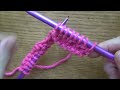 Knitting Rib for Beginners (cast on, kn, pu & Rib)