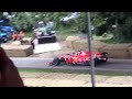 Ferrari race and road cars in action at the Goodwood Festival of speed