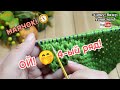 🟢Обычная ЛИЦЕВАЯ ГЛАДЬ с микро нюансом!!! 🎀➕ МАЯЧОК! 🌿 Knitting patterns