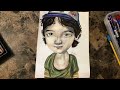 Clementine drawing from “the walking dead” video game lol