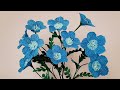 네모필라/꽃말 사랑, 애국/종이꽃 만들기/nemophila/