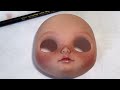 Custom Blythe Doll Repair - How to Change Eyechips. Paint Eyelids. Fix Eye Mechanism.