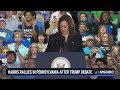 LIVE: Kamala Harris rallies in swing state Pennsylvania after Trump debate