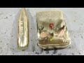 Casting bullet - Trash to treasure - melting cartridge case -ASMR brass casting