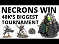 Necrons Win Las Vegas Open - 40K's Biggest Tournament with a BIG Play