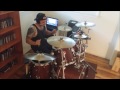 Tornado of Souls drum cover