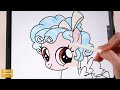How To Draw My Little Pony Cozy Glow - easy drawing, coloring