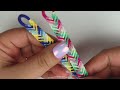 SPLIT FISHBONE CHEVRON TUTORIAL [CC] || Friendship Bracelets