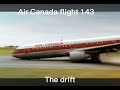 Air Canada flight 143: the drift ￼