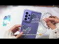 Samsung galaxy A52 aesthetic unboxing video| case haul + accessories| ASMR Indonesia