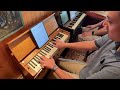 REED ORGAN DUET - Prince of Denmark's March - Jeremiah Clarke | James Flores & Vidas Pinkevicius