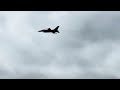 Farnborough Air show - 360 degree flip military aircraft.