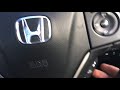 Honda Cr-v 2012 - 2017 Tyre pressure light reset