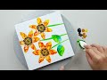(635) Sunflowers | Easy Painting ideas | Acrylic Painting for beginners | Designer Gemma77