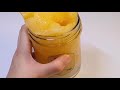 【ASMR】Make honey sponge slime 🔪 + Cut sound 🔪 (with BGM) 