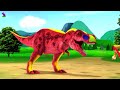 Flying Buffalo Vs Zombie Lion Tiger Fight Cow Cartoon Save Bulls Mammoth Elephant Epic Battle