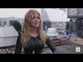 DCTV Crisis on Infinite Earths Crossover - Katherine McNamara Suits Up as Mia Smoak Featurette (HD)