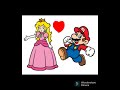 mario x peach faded