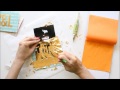 (Part Two - Custom Inside Mini Book Pages) Gold Leaf Tutorial | Scrapbook Process for Shimelle