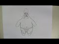 How To Draw: Patrick Starfish from SpongeBob