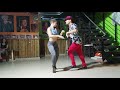 Ronald Marin y  Ana Saoco improvisacion de Baile Social