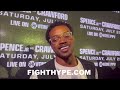 ERROL SPENCE SHUTS DOWN TERENCE CRAWFORD SWITCH-HITTING ADVANTAGE; KEEPS IT 100 ON WAR OF ATTRITION