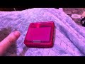 GameBoy Advance SP Custom Translucent Pink System With IPS Screen Mod