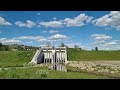 Bau des Hochwasserdamms Wolfental Teil 4 - Construction of a dam Part 4