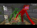 JJ and Mikey HIDE From JJ and Mikey ENDERMANS Family in Minecraft Challenge Maizen Security House