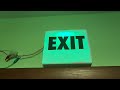 Smart microbit exit signs