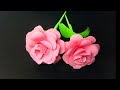 DIY - Rose Flower From Paper ? How To Make | Paper Rose Paper Flower