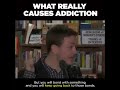 Lack of bonding causes addiction