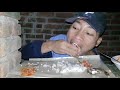 ASMR RICE,FISH,EGGPLANTS MUKBANG (NO TALKING)EATING SOUNDS