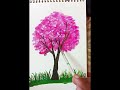 How to paint Cherry Blossoms | How to Paint with acrylic |
