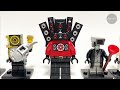 LEGO Skibidi Toilet | Buzzsaw Mutant Skibidi Toilet | Titan Speakerman | Unofficial Lego Big figure