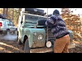 Land Rover Series crank start!