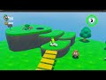 Luigi Game Mixing 2D and 3D gameplay.