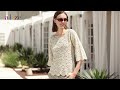 Crochet Hexagonal Motif Blouse with Alize Diva