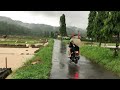 Walk in Rain and Thunder | Village Life in the Beautiful Hills | Fall Asleep To The Sound Of Rain