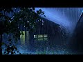 Soft rain on tin roof - Healing your mind with gentle rain sound - white noise supports your sleep