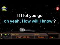 IF I LET YOU GO - Westlife (HD Karaoke)