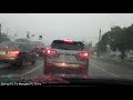 Driving Under Heavy Rain From Delray,FL To Margate,FL - ASMR