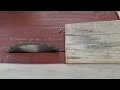 صنع منشار خشب على طاولة               Making a saw on a wooden table