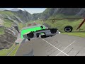 Crazy Vehicle High Speed Jumping through Water Wall Or Laser Wall Or Freeze Wall Crash- BeamNG drive