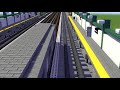 Minecraft NYC Avenue J Subway B, Q Train Animation