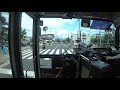 Japanese Bus Driver's view: From Kitaoji Bus Terminal to Kyoto Station [kyoto city bus route 101]