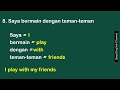 SANGAT PENTING - KATA KERJA ( VERB ) PENGGUNAAN DALAM KALIMAT BAHASA INGGRIS