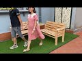 Creative Pallet Recycling Ideas You Have Never Seen Before |  How To Create A Beautiful Pallet Sofa